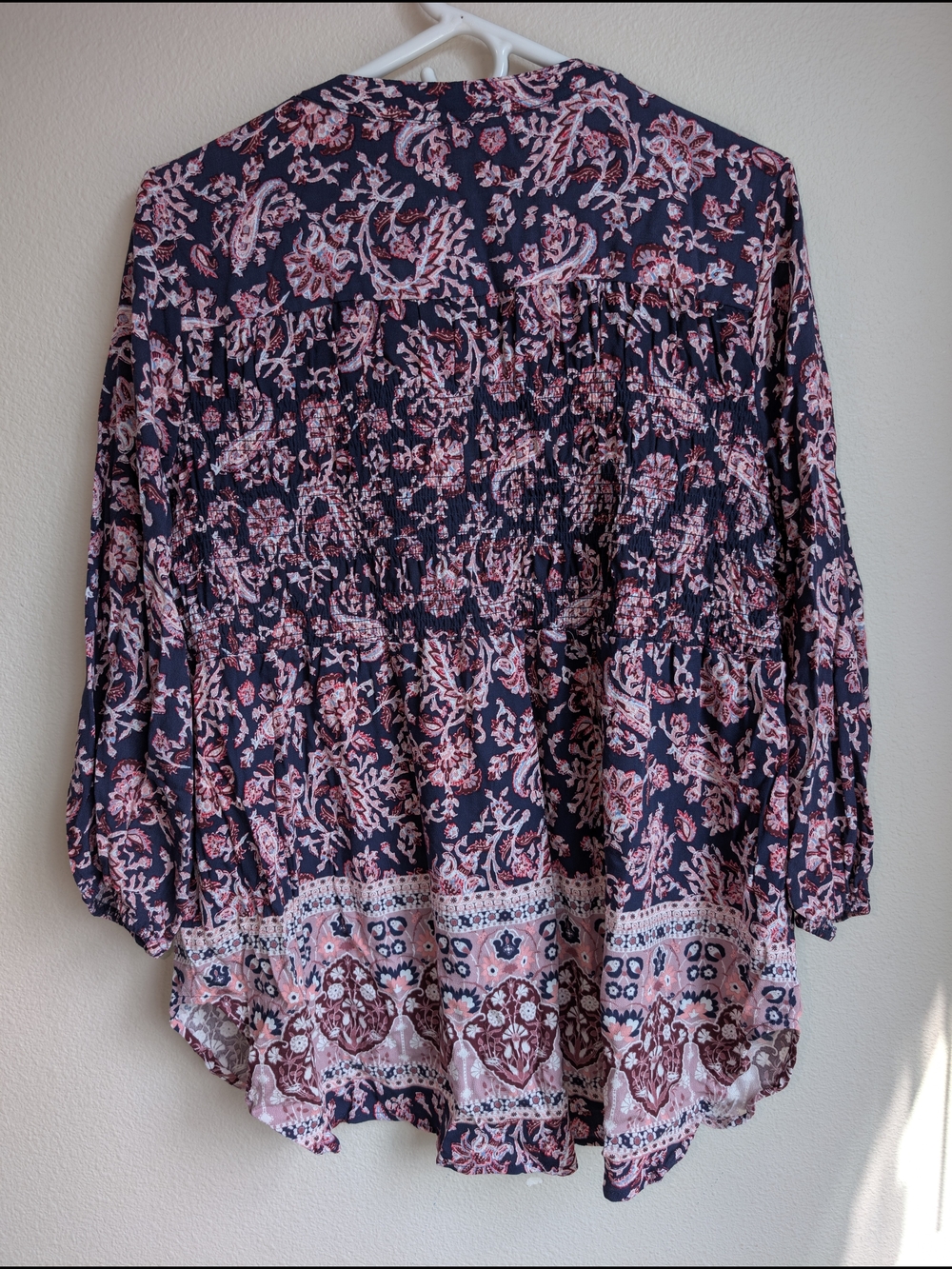 Knox Rose Floral Button Down Top Women's Size L - Picture 4 of 6